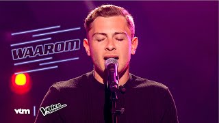 Remco  Waarom  Blind Auditions 10  The Voice van Vlaanderen  VTM [upl. by Gaudette]