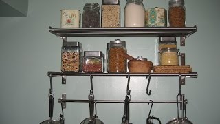 Wall Mounted Kitchen Shelves [upl. by Kylila197]