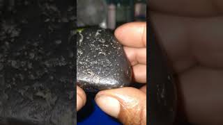 megitite black stonemineral stone iron oxyed  shining jam stone  lod stone beautifull stone [upl. by Aevin481]