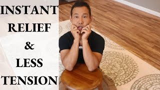 Simple TMJJaw Tension Release Exercise 1 TENSION GONE FOREVER  Feldenkrais Style [upl. by Dustan]