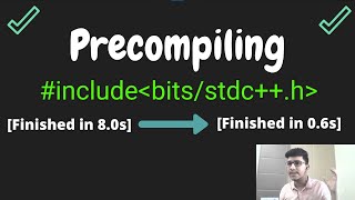 bitsstdch  What is it  Why is it slow  How to Precompile  CompetitiveProgramming C [upl. by Nalorac]