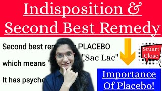 Indisposition amp Second Best Remedy  Placebo  Sac Lac  Stuart Close Philosophy [upl. by Atilek]