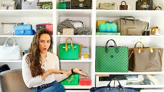 My INSANE Designer Handbag Collection 2022 OVER 40 BAGS [upl. by Hairu]