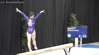 Schäfer Pauline GER BB qual FIT Challenge Ghent 2015 [upl. by Eniamrehs]