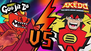 Goo Jit Zu Vs Akedo  Ultimate Fight Compilation  Cartoons For Kids [upl. by Dleifniw682]