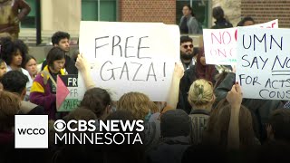 ProPalestinian protests at University of Minnesota continue after 9 students arrested [upl. by Hahsi]