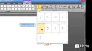 Cách gõ công thức toán học trong Word 2010 [upl. by Ahsaelat]