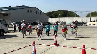 202404 Royal Princess  Miyako Japan  Traditional Dance on Dock [upl. by Fleta]