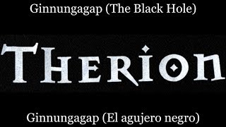 Therion  Ginnungagap The Black Hole  Lyrics  Sub Esp [upl. by Mcclish]