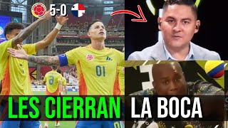 Reacción a la GOLEADA de Colombia sobre panamá y callada de boca a periodistas [upl. by Akcire]