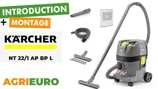 Presentation and assembly of the Karcher NT 221 Ap Bp L  Cordless vacuum cleaner [upl. by Mitchell240]