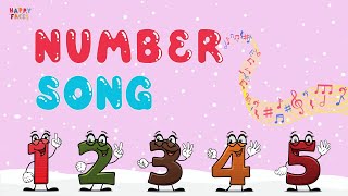 Number Song  Kids Songs  Học Tiếng Anh Qua Bài Hát  Happy Faces [upl. by Gnuhc]