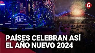 AÑO NUEVO países del mundo celebran la llegada del 2024  Gestión [upl. by Durwyn]