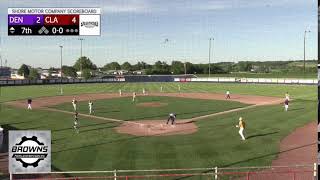 Clarinda Vs DenisonSchlewsig Varsity Baseball [upl. by Akiemehs]