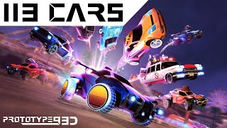 Rocket League  All 113 Cars [upl. by Evita712]