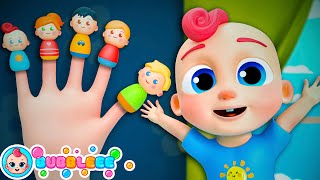 Finger Family Learn Colors Version MORE  Bubbleee Nursery Rhymes and Kids Songs [upl. by Analad395]