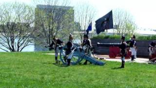 Ft McHenry Cannon Fire War of 1812 [upl. by Wu680]