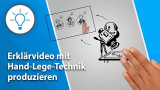 Wie man ein Erklärvideo mit Händen erstellt  SchrittfürSchritt Anleitung [upl. by Fraze534]