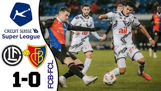 FC Lugano  FC Basel 10 Highlights Credit Suisse Super League [upl. by Zysk814]