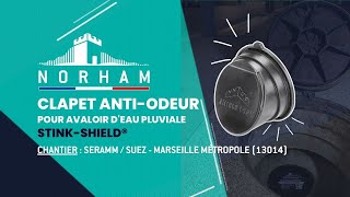 NORHAM  CLAPETS ANTIODEUR STINKSHIELD®  CHANTIER SERAMMSUEZ MARSEILLE [upl. by Hannahc]