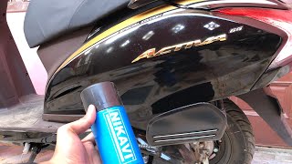 Honda Activa 6G First ModificationFootrest Spray Paint [upl. by Ode]