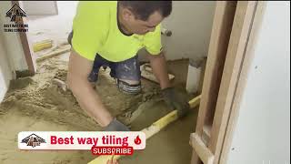 How to screed a toilet floor [upl. by Odlavu]