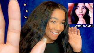 ASMR Fast amp Aggressive Personal Attention Triggers w April’s ASMR [upl. by Sloan796]