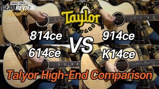 Taylor High End Comparison 914ceK14ce814ce614ce Almost No Talking [upl. by O'Toole]