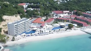 Antigua Beaches  Eye In The Sky  Dickenson Bay [upl. by Elleirad]