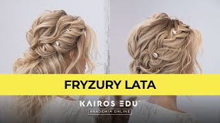 Fryzury lata  Szkolenie Kairos Edu Akademia Online [upl. by Piselli]