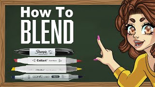 How to Blend Alcohol Markers for Beginners [upl. by Niran]