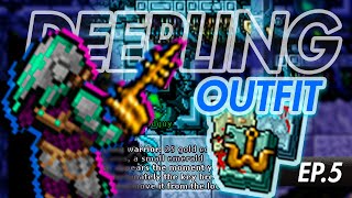 Fazendo o Deepling Outfit  Addon  Tibia Druida dos Sonhos  EP5 [upl. by Litch]