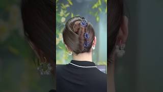 beautiful trending hairstyle hairformalwear fashionstyle viralvideo youtubeshort [upl. by Navap608]