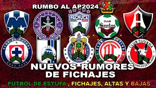 ✅ NUEVOS FICHAJES Y RUMORES LIGA MX AP2024  GALLARDO AL TOLUCA OLIVER A RAYADOS CORTIZO A CHIVAS [upl. by Mosnar]