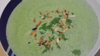 RUCOLA MANDEL SUPPE  Rezept  schnell amp einfach [upl. by Tormoria]