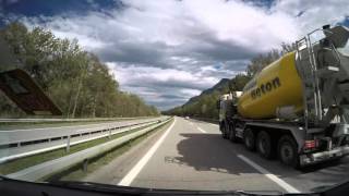 Driving from Luzern Switzerland to Vaduz Liechtenstein [upl. by Rhody]