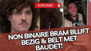 Non binaire Bram blijft bezig amp belt met Baudet 😅 [upl. by Ballman551]