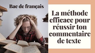 La méthode du commentaire de texte  toutes les clés pour réussir [upl. by Eniaral]