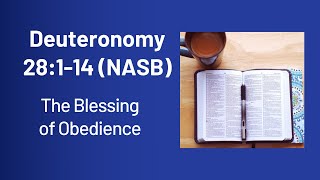 Deuteronomy 28114 The Blessings of Obedience [upl. by Assen789]