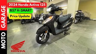 2024 Honda Activa 125 HSmart New Price Mileage Full Review  Activa 7g [upl. by Naelopan]