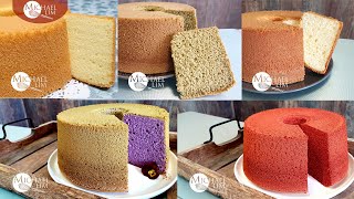 Chiffon Cake Compilation  My 5 Favourite Chiffon Cake Recipes [upl. by Riggins]