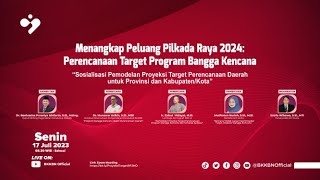 Sosialisasi Pemodelan Proyeksi Target Perencanaan Daerah untuk Provinsi dan KabupatenKota [upl. by Joktan443]