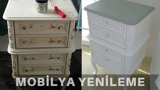 Eski Mobilya Yenileme  Boyama Püf Noktaları [upl. by Adolphus289]