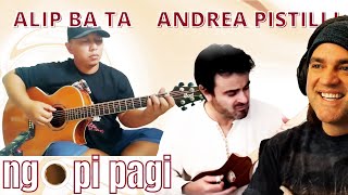 Alip Ba Ta Ngopi Pagi Reaction  Andrea Pistilli COLLAB [upl. by Eittik]