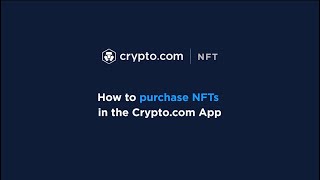 How to purchase NFTs in the Cryptocom App [upl. by Aseneg]