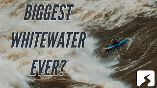 Kayaking down the Zambezi river at highwater [upl. by Savage]