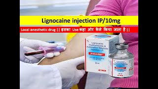 lignocaine hydrochloride injection use  lignocaine and adrenaline injection  Local Anesthetics [upl. by Ailat]