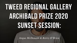 ARCHIBALD PRIZE 2020 ANGUS MCDONALD amp KERRY OBRIEN [upl. by Addia]