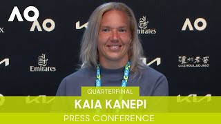 Kaia Kanepi Press Conference QF  Australian Open 2022 [upl. by Enelhtac]