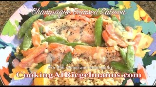 Champagne Braised Salmon [upl. by Nidnarb]